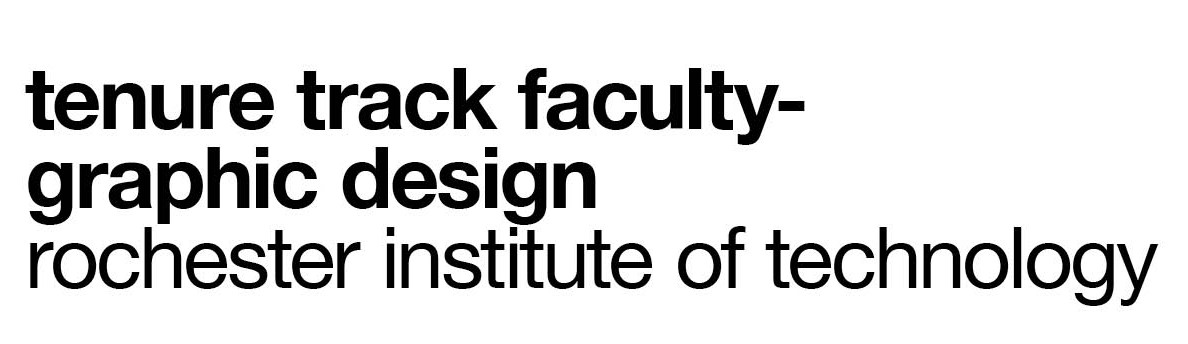 CC: tenure track faculty-graphic design