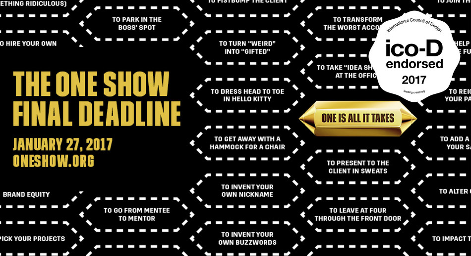 A prestigious awards show recognising the best creative work in advertising, interactive, design and branded entertainment.