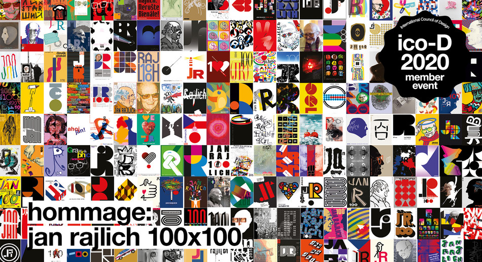 hommage: jan rajlich 100 x 100 exhibition