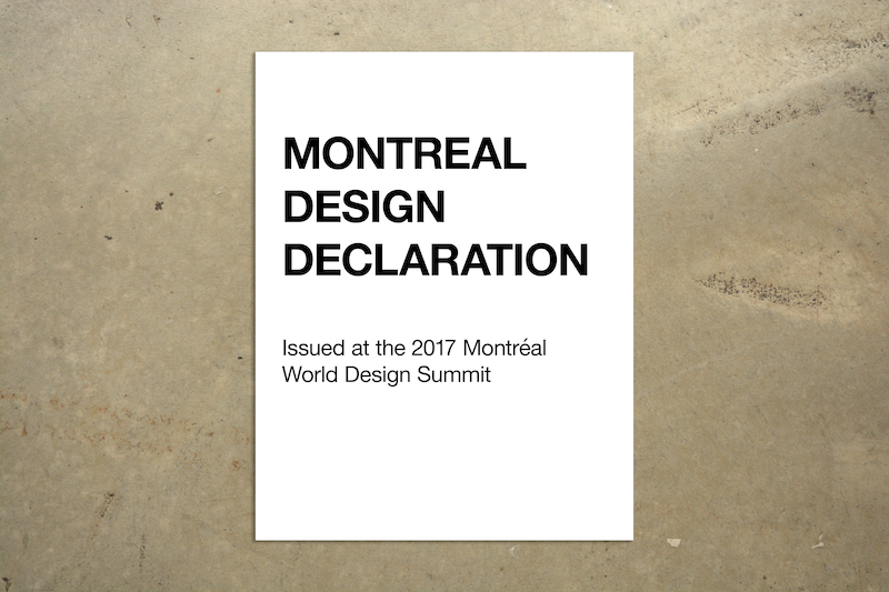 next stage of montréal design declaration