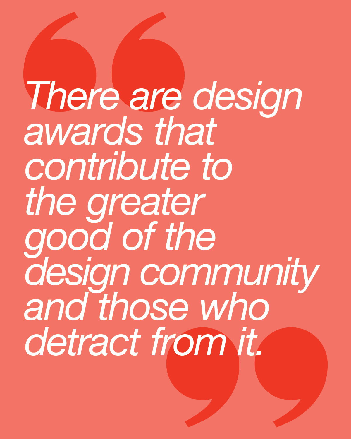 the complicated ethics of design awards