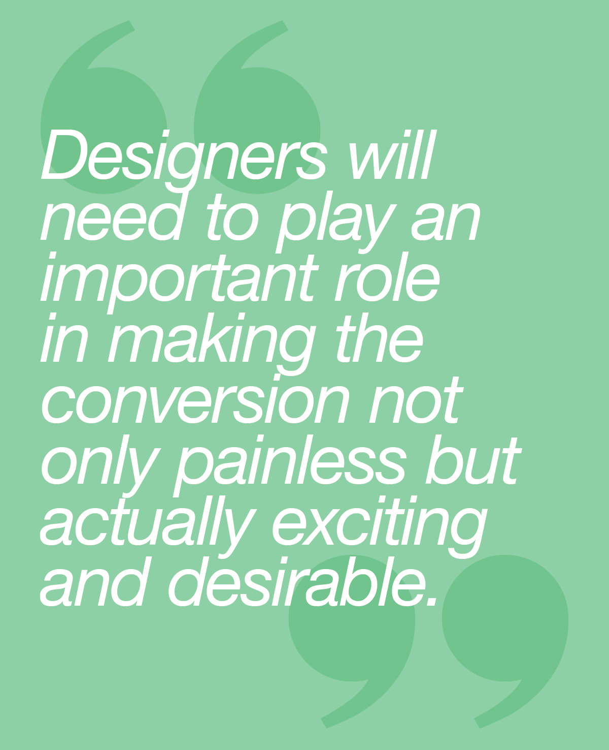designing the next paradigm: what designers can do for sustainability