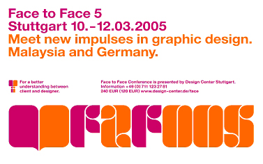 Brussels (Belgium) - Icograda has endorsed the fifth edition of Face to Face.