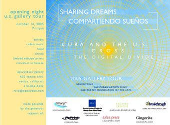 EPOXYBOX GALLERY HOSTS SIMULCAST FROM 'SHARING DREAMS 2005', A COLLABORATIVE U.S./CUBAN GRAPHIC ART SHOW