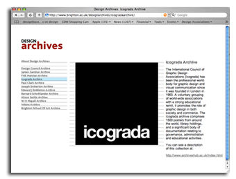 Montreal (Canada) - Icograda is inviting expressions of interest from those interested in participating in a colloquium on Virtual Design Archives.