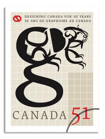 CANADA POST PUTS ITS STAMP ON 50 YEARS OF MODERN GRAPHIC DESIGN