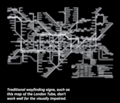 While wayfinding tools for the sighted are advancing by leaps and bounds, how does this serve those who are visually impaired? This week's Feature article  "The Sound of North", from the recent issue of segdDESIGN, looks at the work of David Sweeney, a Ro