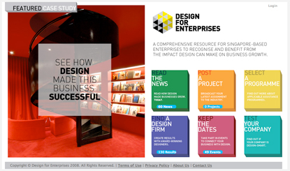 DESIGN SINGAPORE LAUNCHES DESIGN FOR ENTERPRISES