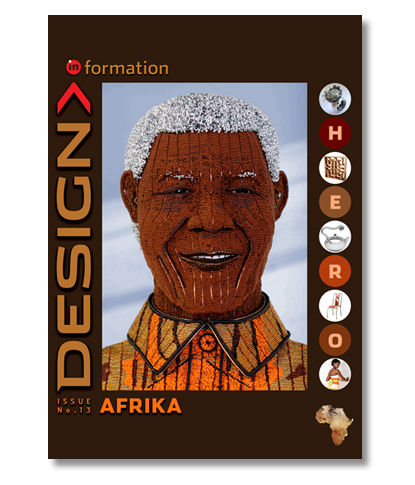 Johannesburg (South Africa) - DESIGN> magazine released its 13 edition on Africa Day, 25 May, focusing on the theme 'Afrika'. The spelling symbolises an ethos of self-definition and self-determination and recognises the fact that the letter 'c' is not use