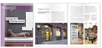 Washington, DC (United States) - segdDESIGN, the international journal of environmental graphic design published by the Society for Environmental Graphic Design, recently won awards from the American Society of Association Executives and Sappi Fine Paper 