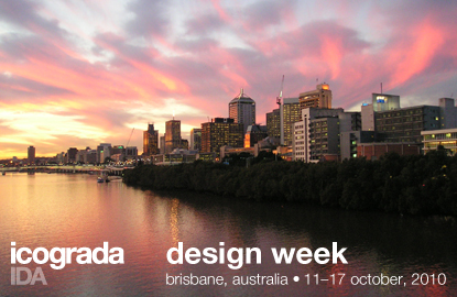 Brisbane (Australia) - The early-bird registration for Optimism: Icograda Design Week Brisbane 2010 has just been extended until 29 August. Take advantage of this opportunity to save on registration for this must-attend design event!