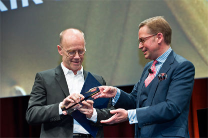 Prof. Erik Spiekermann receives Lifetime Achievement Award at the Design Award of the Federal Republic of Germany 2011