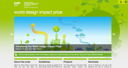 Icsid launches call for nominations for inaugural World Design Impact Prize