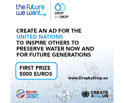 UNRIC announces call for submissions to European ad competition 'The Future We Want - Drop by Drop'
