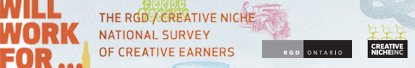 RGD Ontario launches National Survey of CreativeEarners in Canada