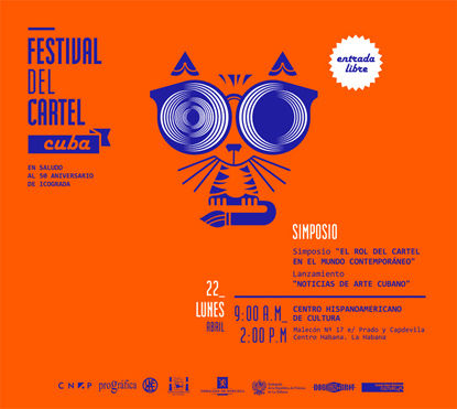 Comité Prografica Cubana and the National Council of the Plastic Arts celebrated Icograda's 50 anniversary by organizing a poster event titled Festival del Cartel, alongside special conferences and exhibitions.