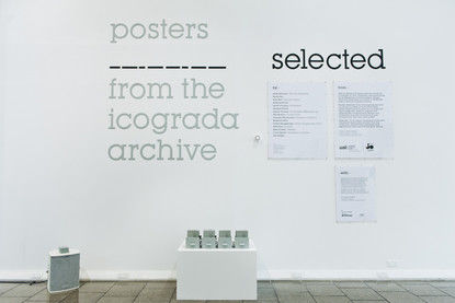 London (United Kingdom) - 45 Posters selected from the Icograda (International Council of Communication Design) Archive by 15 contemporary designers have gone on display to the public at the London College of Communication, University of the Arts London, 
