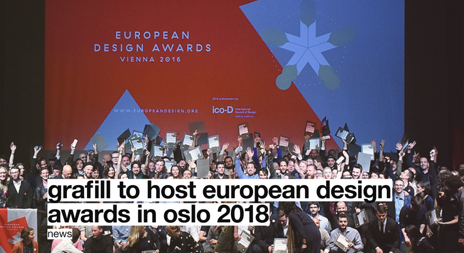 Oslo and Grafill chosen to host 2018 European Design Awards