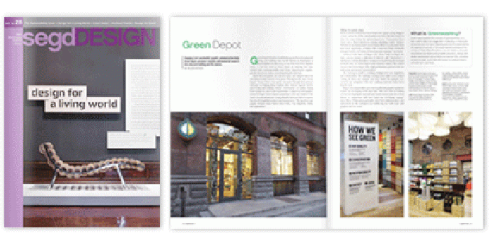 Washington, DC (United States) - segdDESIGN, the international journal of environmental graphic design published by the Society for Environmental Graphic Design, recently won awards from the American Society of Association Executives and Sappi Fine Paper 