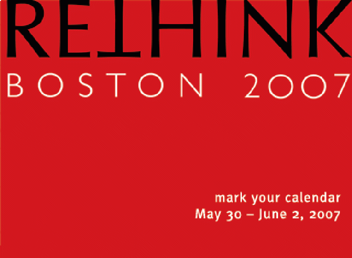 Boston (USA) - The 2007 Annual Conference & Expo of the Society for Environmental Graphic Design (SEGD) addresses the complex field of environmental graphic design and the role of environmental graphic designers in rethinking their clients environments an