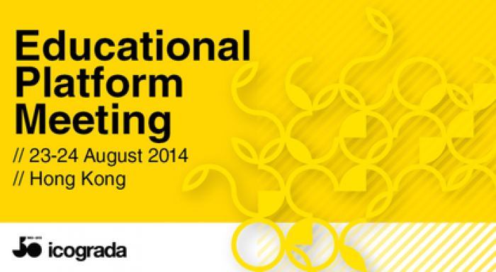 The inaugural Icograda Educational Platform Meeting took place at the Hong Kong Design Institute on 23-24 August 2014.  Participants representing educational institutions in over 15 countries addressed topics and problematics pertinent to design education