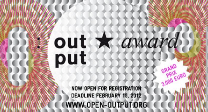 Amsterdam (Netherlands) - The call for submission for the 2011 edition of the :output awards are open until 15 February 2012. Now in its 15 year, the International Student Award for Young Talents in Design and Architecture invites entries to compete for t