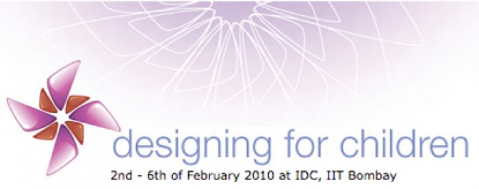 Mumbai (India) - To be held in Mumbai, India, from 2-6 February 2010, 'Designing for Children' is hosted by the Industrial Design Centre (IDC), at the Indian Institute of Technology (IIT) Bombay, Mumbai.